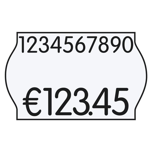 Printer Labels AS Preisetiketten 12 Rollen wei� 26,0 x 16,0 mm