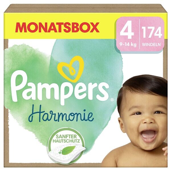 Pampers Windeln »Harmonie™« Gr.4 (9-14 kg) 174 Stück Pampers Windeln »Harmonie™« Gr.4 (9-14 kg) 174 Stück