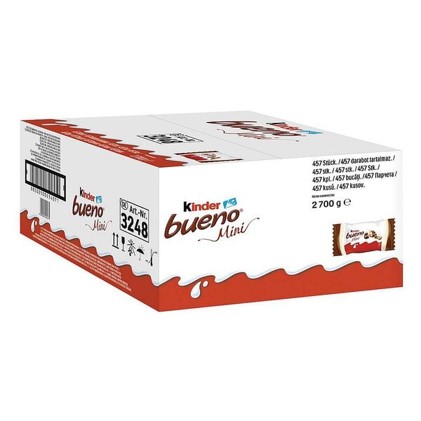 Kinderschokolade Mini-Schokoladenriegel kinder bueno Mini 457 Stck