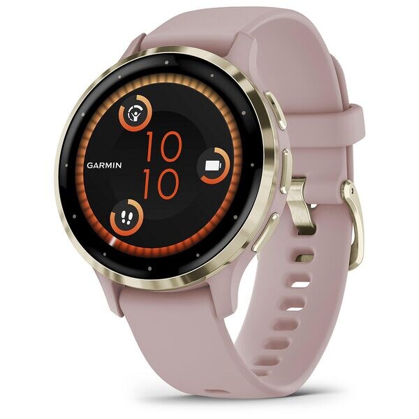 GARMIN Venu 3S rose, softgold dust rose, softgold Smartwatch