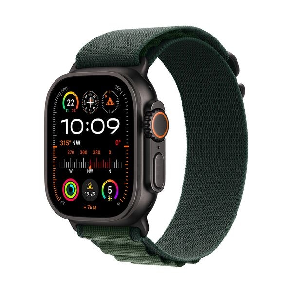 Apple Watch Ultra 2 49 mm Schwarz (GPS + Cellular) Alpine Loop dunkelgrün Small 64 GB dunkelgrün, schwarz Apple Watch Ultra 2 49 mm Schwarz (GPS + Cellular) Alpine Loop dunkelgrün Small 64 GB dunkelgrün, schwarz