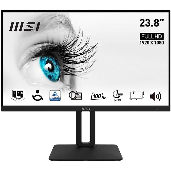 MSI PRO MP242APDE IPS Monitor, 60 cm (23,6''), 16:9, Full HD, DisplayPort, HDMI, HDCP, Audio Out