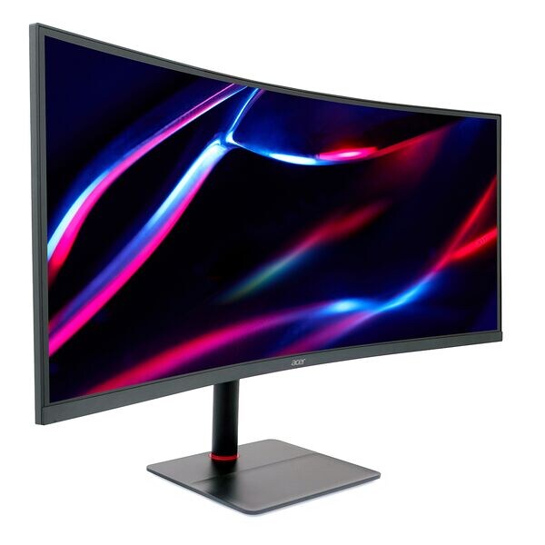 Acer Nitro XV345CURV LCD Monitor, 86,4 cm (34''), 21:9, UWQHD, HDMI, USB Typ C, DisplayPort, USB Typ B, Kopfhörer-/Mikrofonkombinationsbuchse