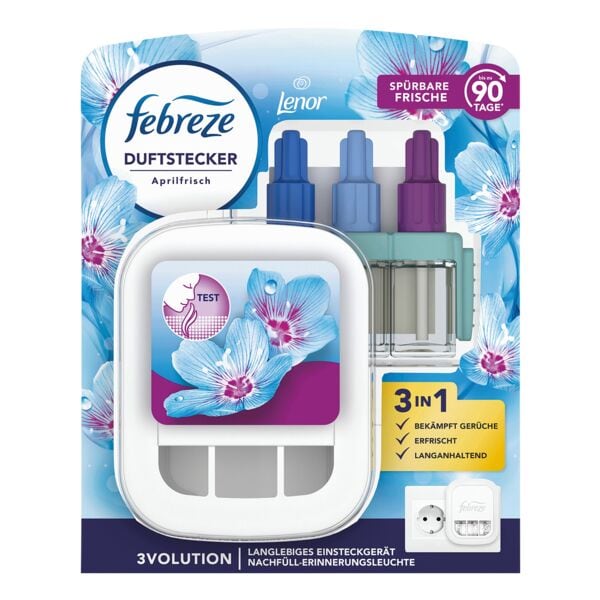 febreze Duftstecker Starter-Set »3Volution Aprilfrisch«