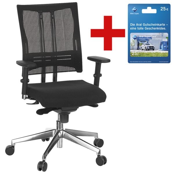 Brostuhl Nowy Styl Net-Motion mit Armlehnen inkl. Aral Gutschein 25 Euro