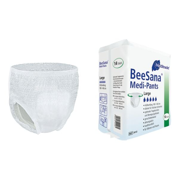 Meditrade 14er-Pack Inkontinenzhosen »BeeSana®« Gr. M