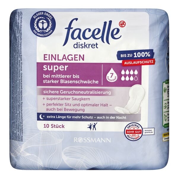 facelle 10er-Pack Einlagen super