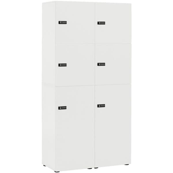 M�belpartner Spind-Set �Locked� 6x1 mit Zahlenschloss