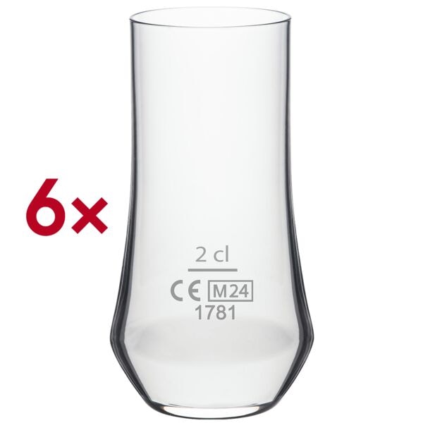 Rona Schnapsglas Shot glass 20 Eclipse 60 ml /-/ 2 cl 6 Stck