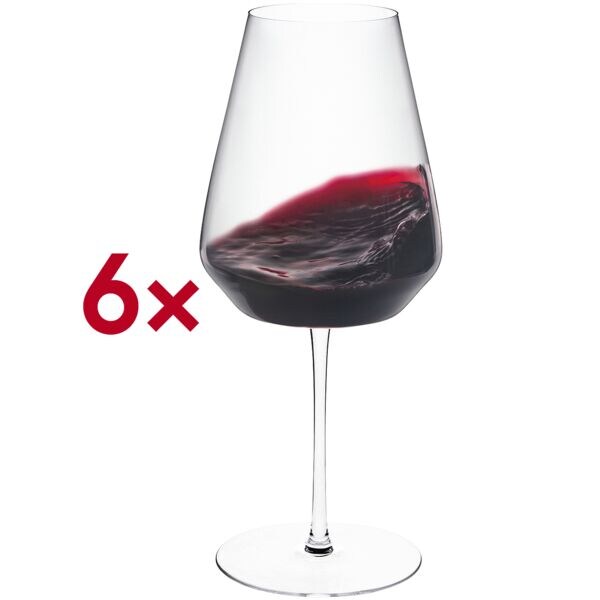 Rona Weinglas mundgeblasen Bordeaux Santorini 660 ml ungeeicht 6 Stück
