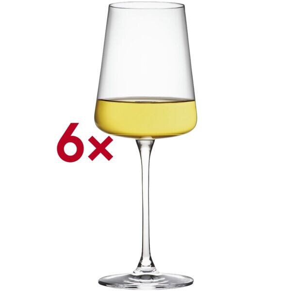Rona Weinglas Wine 43 MODE /-/ 0,1 + 0,2 l 435 ml 6 Stück