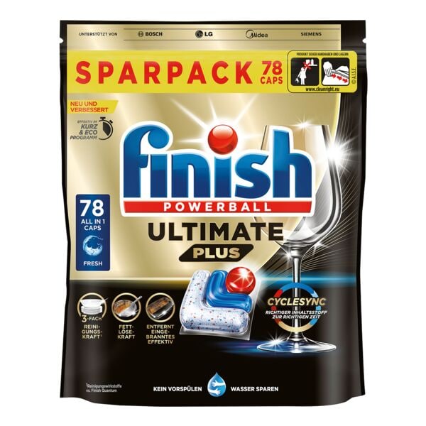 finish Splmaschinen-Caps Ultimate Plus 78 Stck