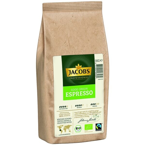 Jacobs Good Origin Espresso Kaffeebohnen 1000 g