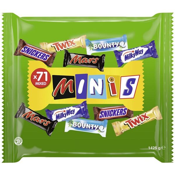 Mars 71er-Pack Schokoladenriegel »MIXED minis« Mars 71er-Pack Schokoladenriegel »MIXED minis«