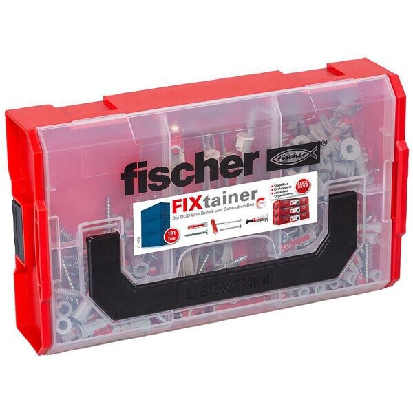fischer Dübel- und Schrauben-Sortiment »FixTainer - DuoLine + S K2« 181 Stück fischer Dübel- und Schrauben-Sortiment »FixTainer - DuoLine + S K2« 181 Stück