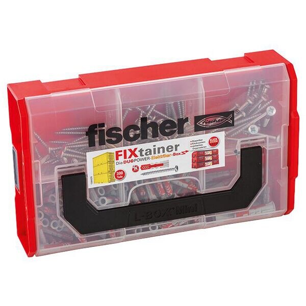 fischer Dbel- und Schrauben-Sortiment FixTainer - DuoPower Elektriker 2K 300 Stck