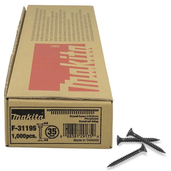 makita Schnellbauschrauben F-31195 3,5 x 35,0 mm 1000 Stck