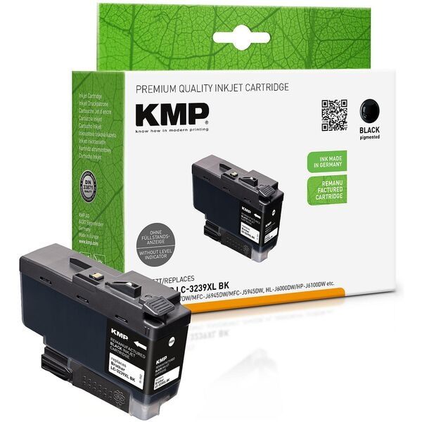 KMP Tintenpatrone ersetzt Brother LC-3239XLBK schwarz