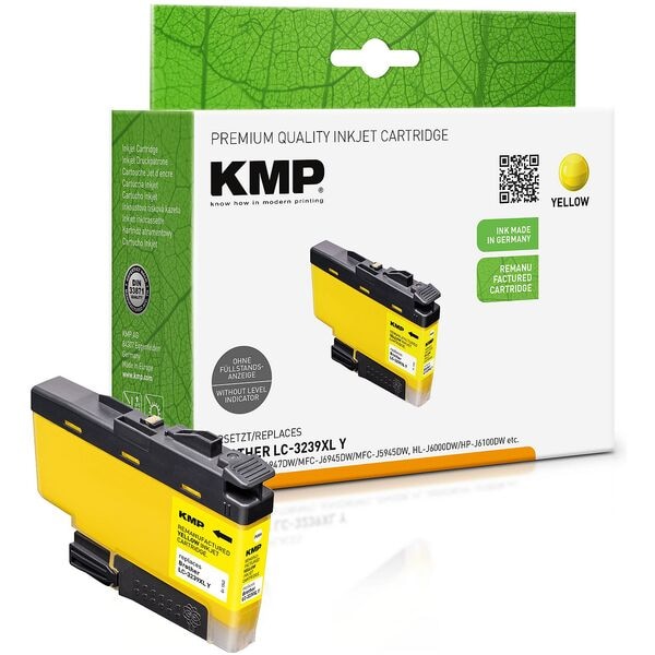KMP Tintenpatrone ersetzt Brother »LC-3239XLY« gelb