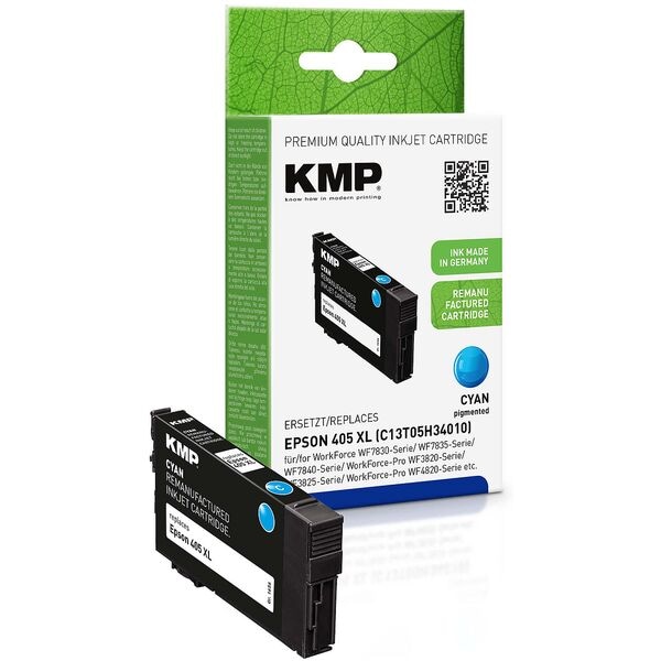 KMP Tintenpatrone ersetzt Epson »405XL« cyan KMP Tintenpatrone ersetzt Epson »405XL« cyan