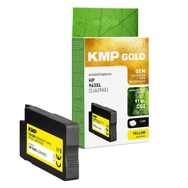 KMP Tintenpatrone ersetzt HP »3JA29AE« Nr. 963XL gelb pigmentiert