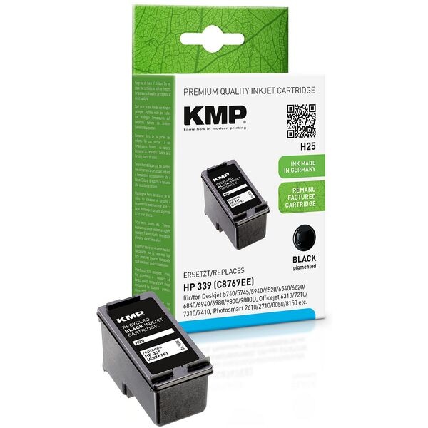 KMP Tintenpatrone ersetzt HP C8767E Nr. 339 schwarz