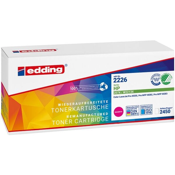 Edding Toner ersetzt HP »W2213X« Nr. 207X magenta