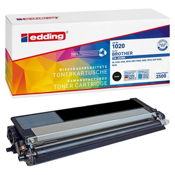 Edding Toner ersetzt Brother »TN-320BK« EDD-1020 schwarz