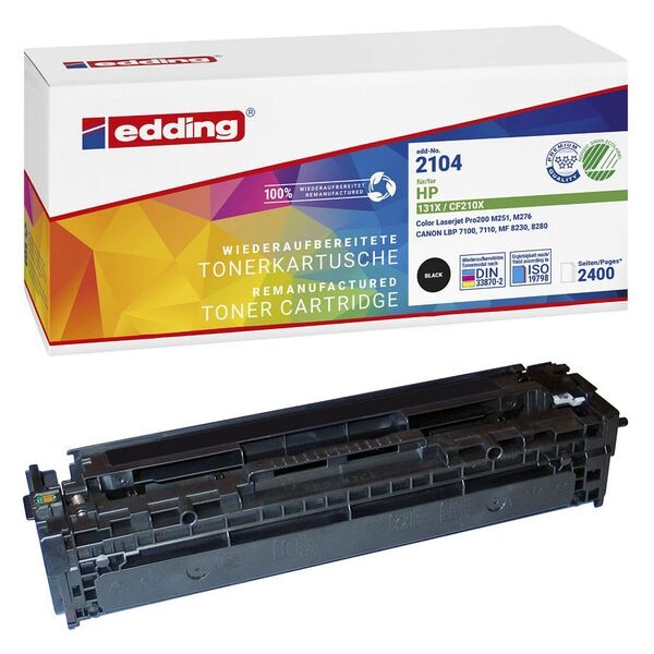 Edding Toner ersetzt HP »CF210X« Nr. 131X schwarz