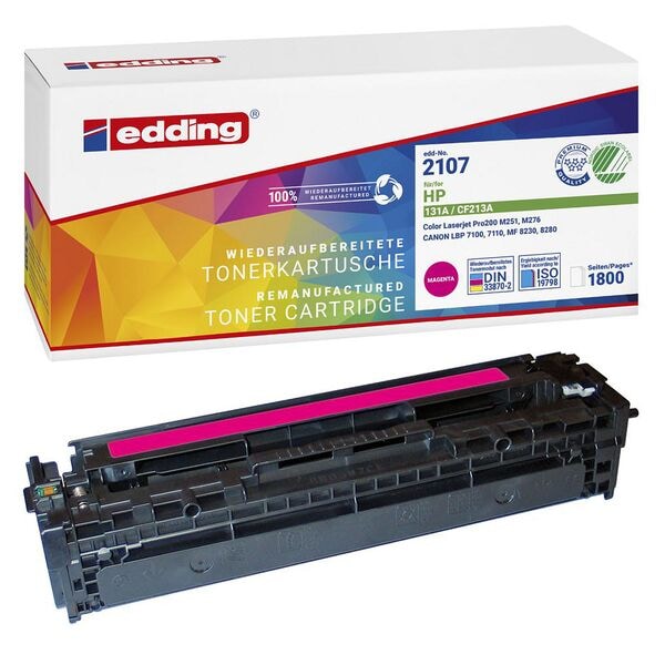 Edding Toner ersetzt HP »CF213A« Nr. 131A magenta