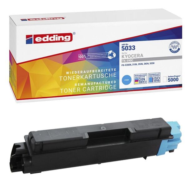 Edding Toner ersetzt Kyocera »590C« cyan