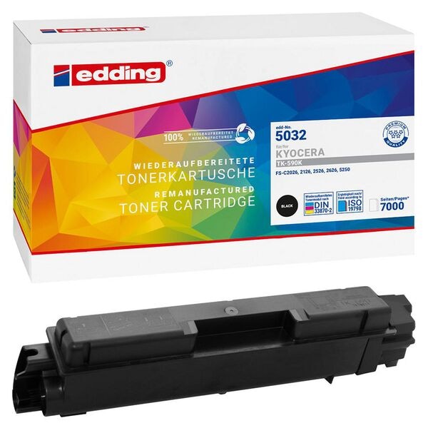 Edding Toner ersetzt Kyocera »590K« schwarz