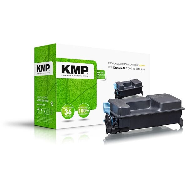 KMP Toner ersetzt Kyocera TK-3170 K-T81 schwarz