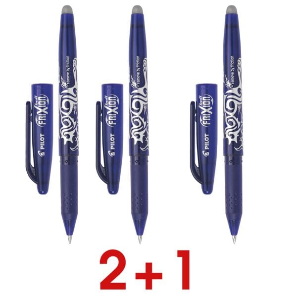2+1 Aktion: Tintenroller Pilot FriXion Ball 0.7 blau, radierbar