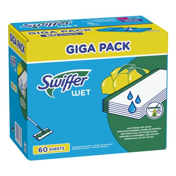 Swiffer Feuchte Bodentcher Nachfllpack - 60 Stck