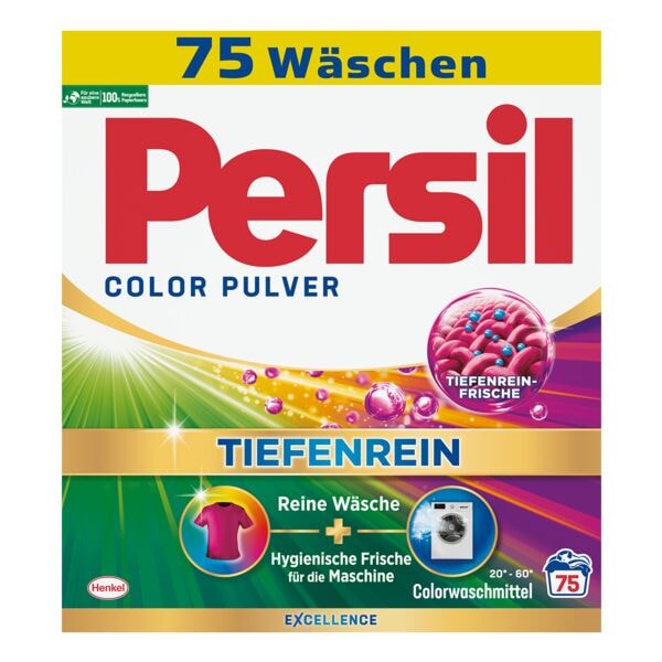 Persil Colorwaschmittel Pulver »Tiefenrein« 75 WL 4.5 kg