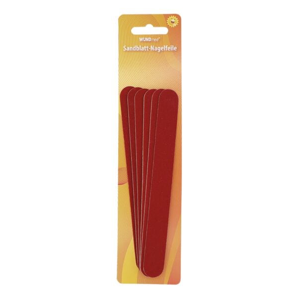 WUNDmed 6er-Pack Sandblatt-Nagelfeile
