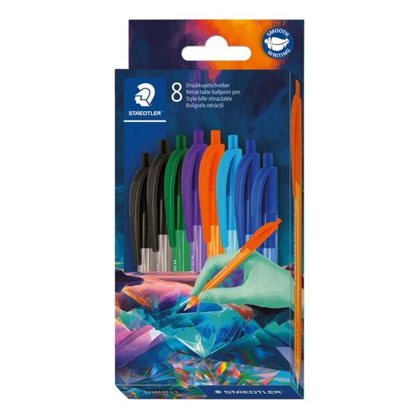 STAEDTLER ball 4230 M dunkel Kugelschreiber-Set