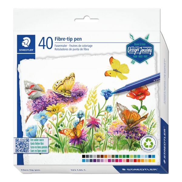 Staedtler 40 Fasermaler »triplus color 323« Design Journey Staedtler 40 Fasermaler »triplus color 323« Design Journey