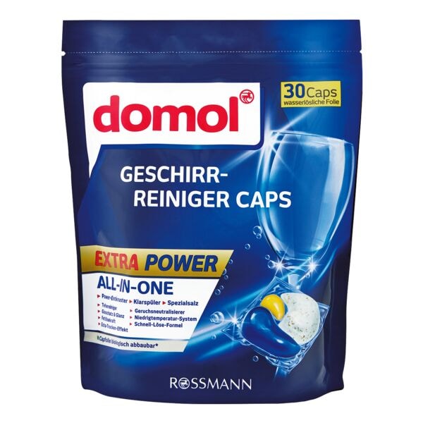 domol Geschirr-Reiniger Caps »Extra Power All-in-One« 30 Stück domol Geschirr-Reiniger Caps »Extra Power All-in-One« 30 Stück