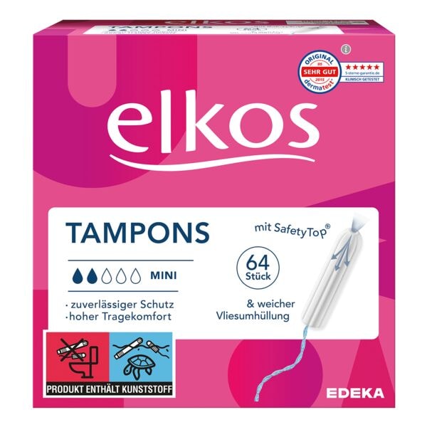 elkos 64er-Pack Tampons »Mini«