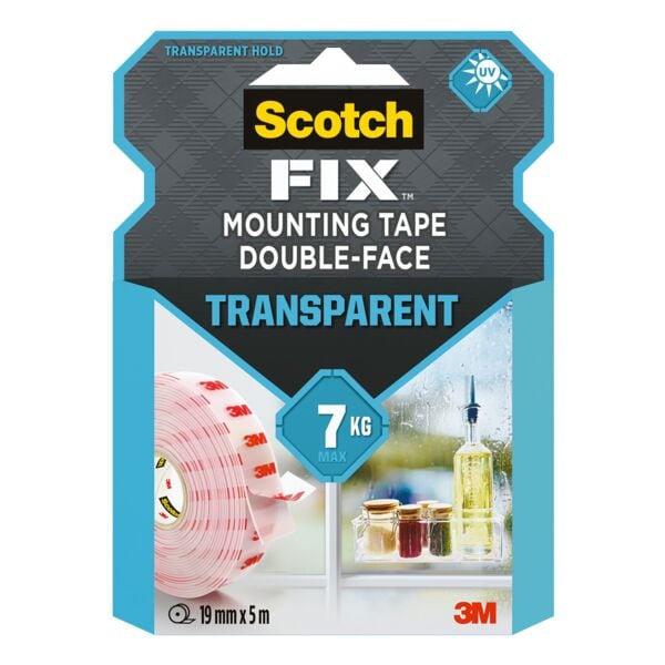 Scotch Doppelseitiges Montageband »FIX« 19 mm/5 m