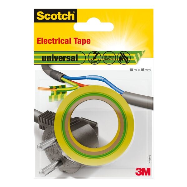 Scotch Isolierband »Electrical tape«, 15 mm/10 m Scotch Isolierband »Electrical tape«, 15 mm/10 m
