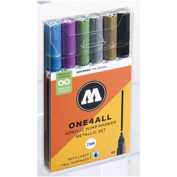 MOLOTOW Lackmarker One4All 2,0 mm 6 St.