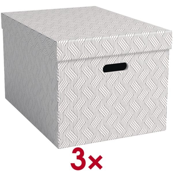 VON by Leitz Aufbewahrungsbox Large 6142 3 Stck 46 L