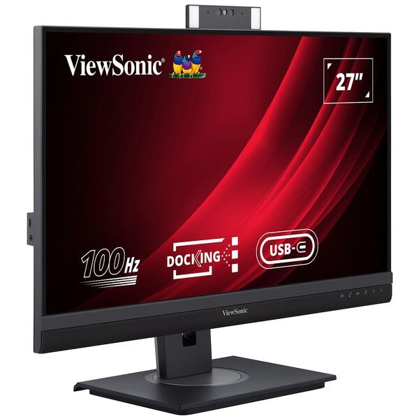 ViewSonic VG2757V-2K LED Monitor, 69,0 cm (27,2''), 16:9, QHD, HDMI, DisplayPort In, DisplayPort Out, 2x USB Typ C, 4x USB, Ethernet (LAN), Audio Out