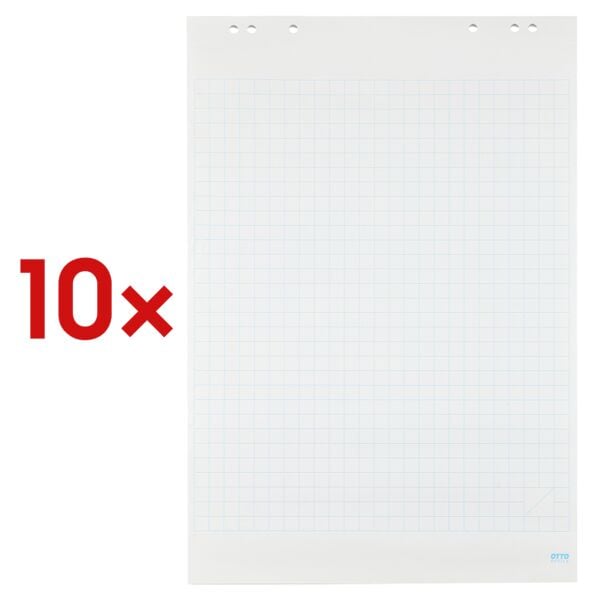 OTTO Office 10 Flipchartbl�cke kariert