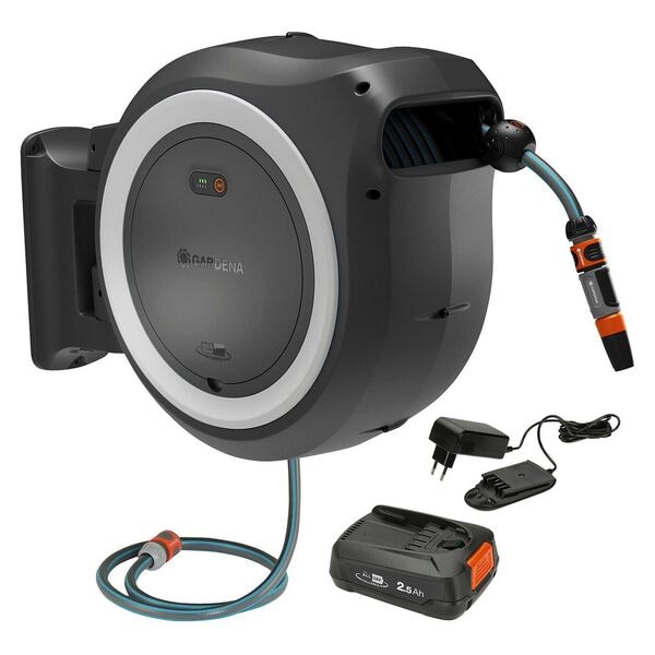 GARDENA Akku-Schlauchbox �PowerRoll XXL Ready-to-use Set� 40.0 m