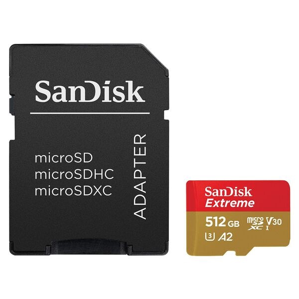 SanDisk Speicherkarte microSDXC-Card Extreme 512 GB
