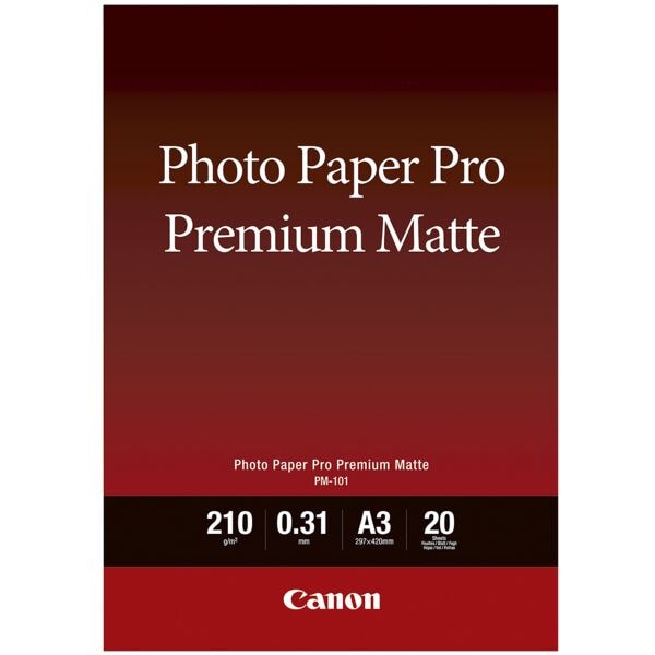 Canon Fotopapier PM-101 DIN A3 210 g/m 20 Blatt